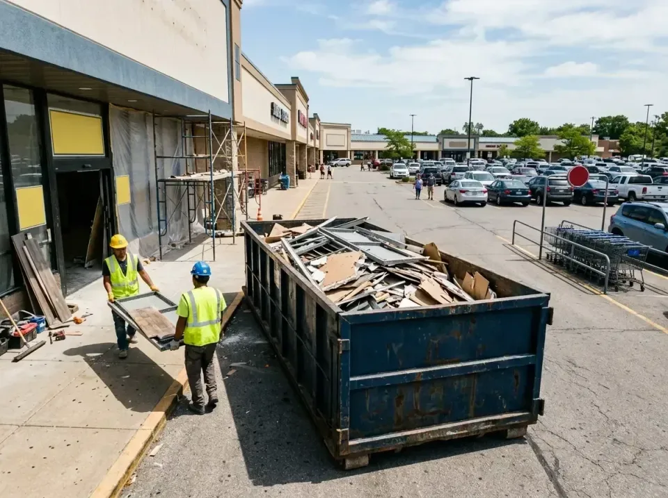 retail-store-renovation-debris-003 — frequently asked questions, Roll-off Dumpster Rentals in Ferry Pass, FL